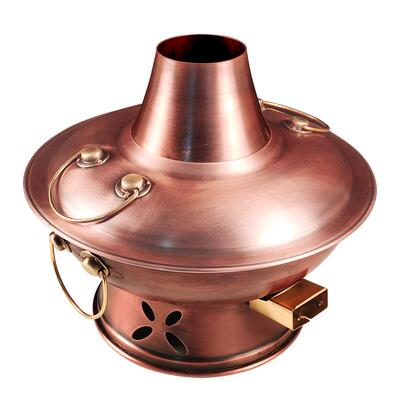 郭一元铜火锅电碳两用火锅炉