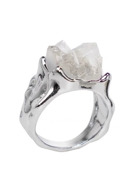 欧美小众不规则镂空气质高级戒指