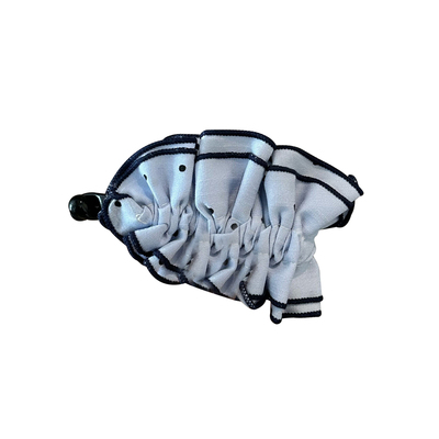 甜美少女风格纹波点褶皱香蕉夹