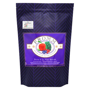 【自营】美国晟煜标Fromm福摩成犬经典鸭肉甜薯狗粮26LB进口正品