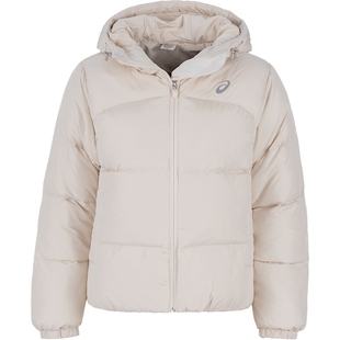 ASICS亚瑟士新款女式运动羽绒夹克保暖舒适反光羽绒服棉服