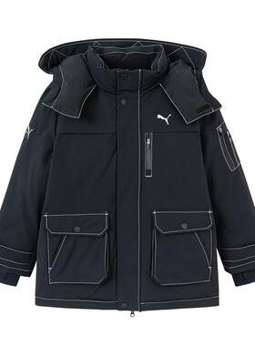 PUMA彪马男女童派克羽绒服时尚