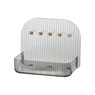 玄关钥匙收纳盒摆件挂架进门入户门门口置物架桌面化妆品储物盒