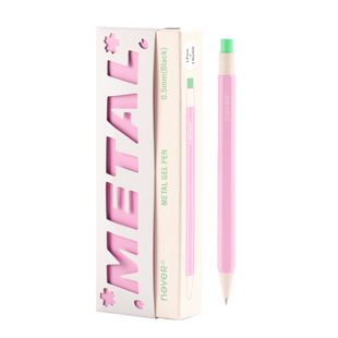 【限定礼盒】never樱语六角杆金属按动中性笔2026年新款速干重感高颜值ins风