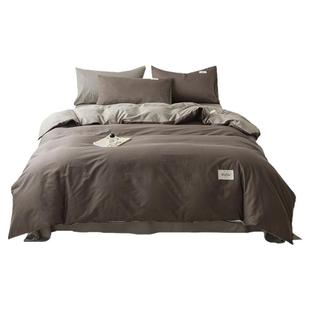 无印良品床上用品四件套纯棉全棉床单被套2025新款床笠被罩三件套