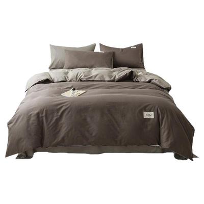 无印良品纯棉四件套床品三件套