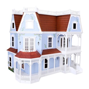 庄园式英国木制城堡公主屋豪华娃屋别墅儿童过家家玩具屋房子
