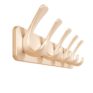 日本磁吸挂钩一排入户门免打孔强力承重挂衣服钥匙钩子冰箱置物架