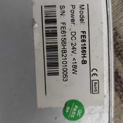 繁易触摸屏，型号FE6156H-B，成色几乎全新。24V供电