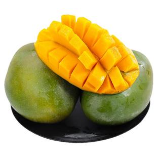 四川攀枝花凯特芒果新鲜应季水果芒果整箱包邮特大青忙果当季