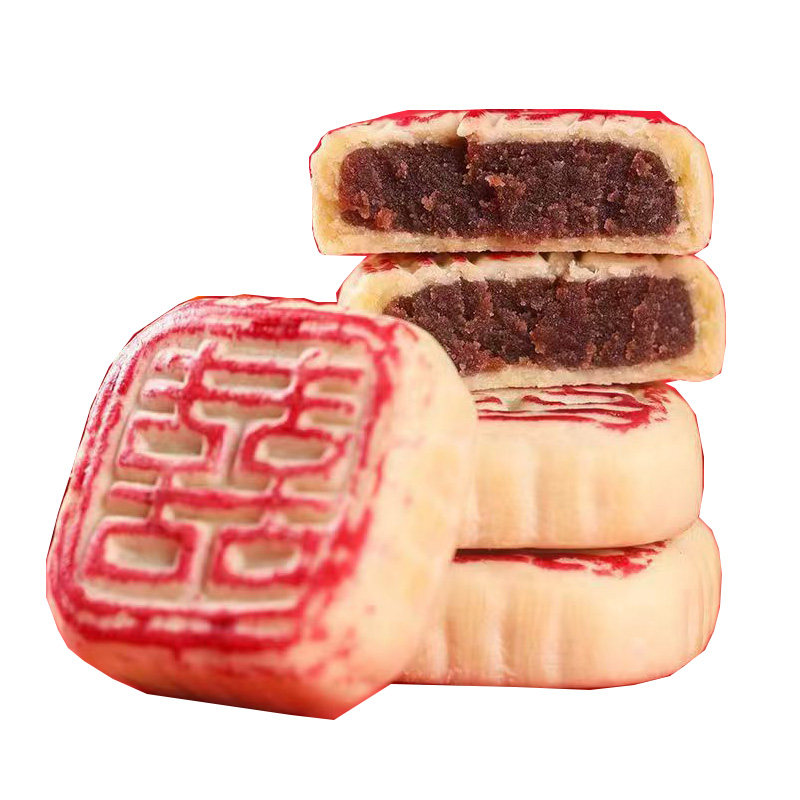 订婚喜饼糕点结婚专用摆台摆盘点心传统中式甜品宝宝生日老式喜饼