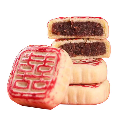 订婚结婚喜饼糕点传统中式喜字饼
