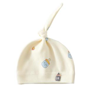 婴儿胎帽初生小胎帽无骨纯棉0一3月新生宝宝春秋冬季初卤门帽满月