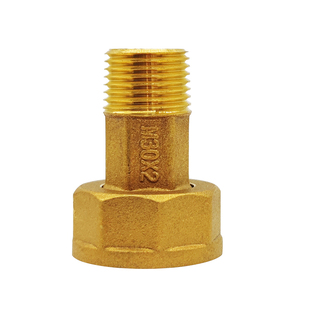 天燃气表专用M30转4分转换接头煤气表然气波纹管全铜加厚外丝变径