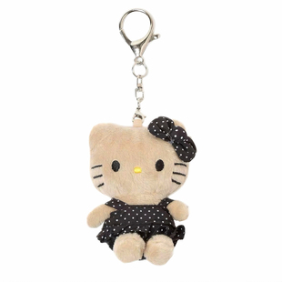 香菜奶奶 联名款小鼻嘎波点kt包包挂件黑皮泳圈钥匙扣裤子挂饰9cm