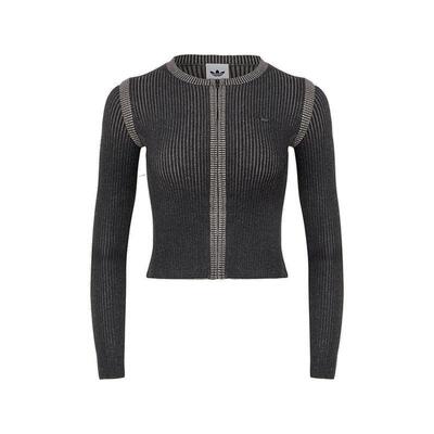 Adidas阿迪达斯三叶草女装2026春季新款SWEATER 外套夹克KR5037