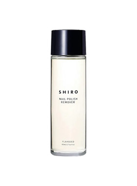 SHIRO亚麻卸甲水80mL原装进口温和不伤甲预防指甲干燥【直邮】