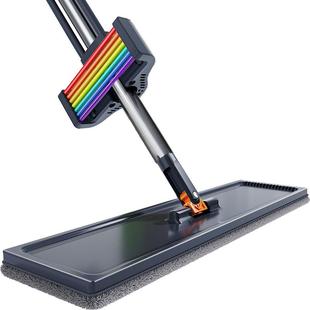 佳帮手新款免手洗平板拖把家用墩布大拖布一拖净干湿两用拖地神器