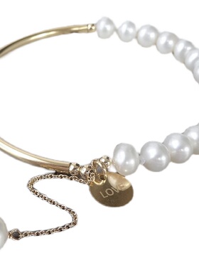 纯天然可拉伸仙女淡水珍珠手链