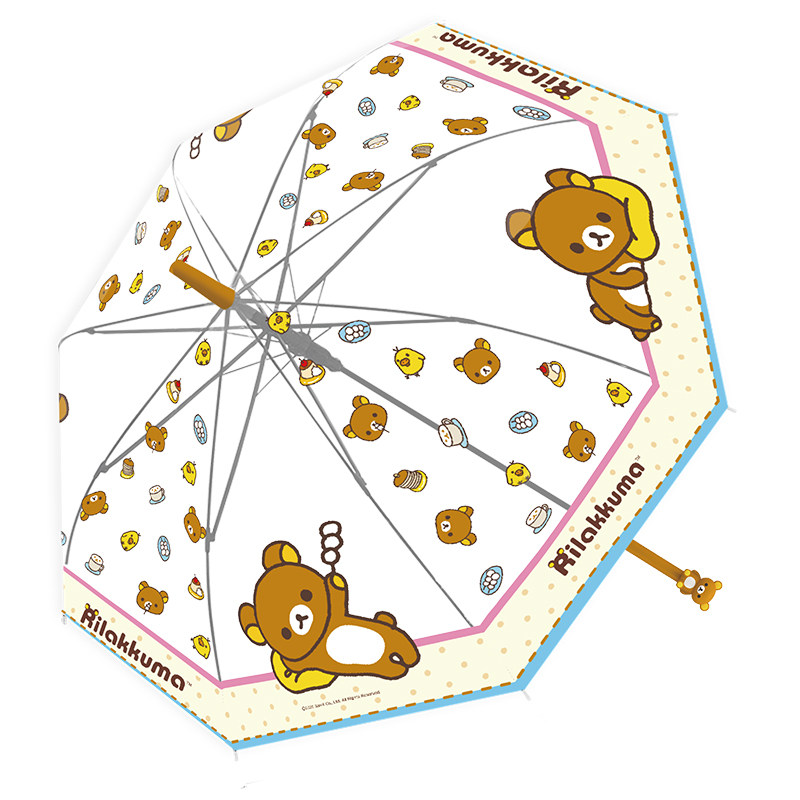 Rilakkuma轻松熊正版自动伞透明