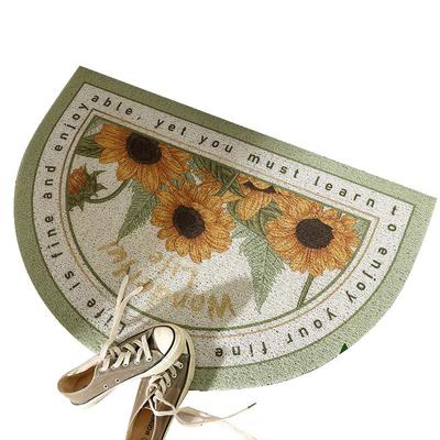 大江丝圈入户门半圆家用防滑地垫