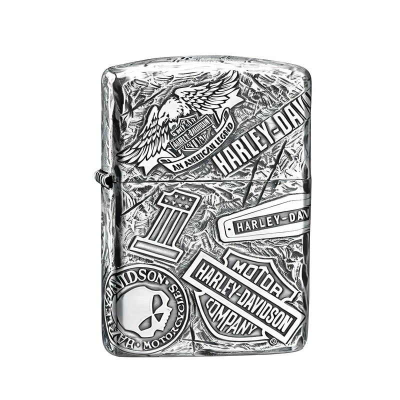 Zippo熏银哈雷十一章个性男送礼