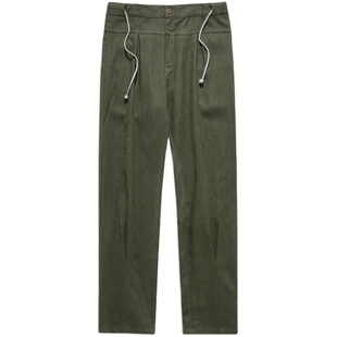 楠麻唐装休闲裤男汉麻加厚长裤冬季新品麻裤大码直筒裤子瑞天