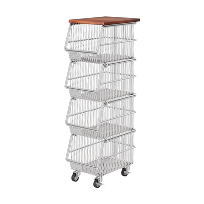 a生厨房置物架零食小推车收纳筐