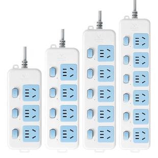 公牛独立分控免拔插座带开关面板多孔家用多功能电插排插板插线板