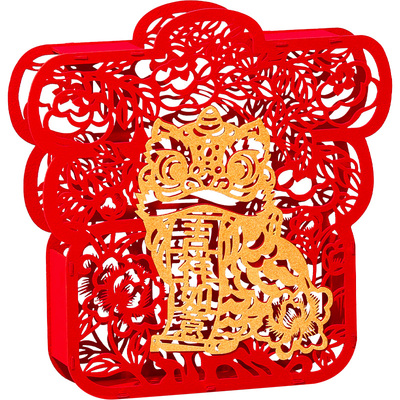 马年2026年新款立体福字摆件装饰