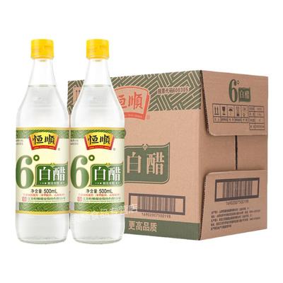 恒顺6度白醋12瓶酿造白醋零添加