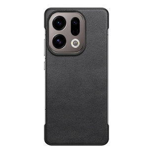 适用oppofindx9手机壳oppo无边框findx9牛皮纹findx9pro半包findx8s+超薄findx8散热新款男款防摔保护套ultra