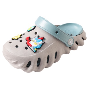 匹克儿童洞洞鞋男童小孩外穿夏季拖鞋2026新款软底户外防滑沙滩鞋