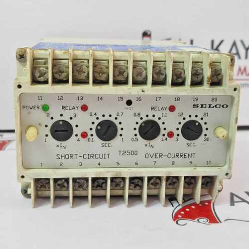 SELCO T2500-33 3-PHASE SHORT-CIRCUITOVER-CURRENT RELAY (FAST