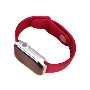 新款酒红色适用苹果s11手表iwatch11表带applewatch10秋冬高级感s10官方同款硅胶s9智能se3运动ultra男女腕带
