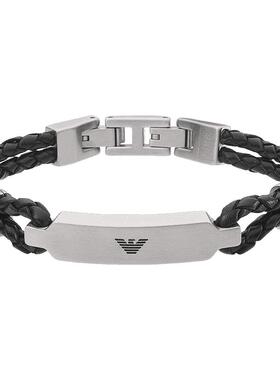 阿玛尼编织手链男潮流阿玛尼男