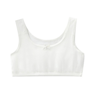 女童发育期内衣小背心防凸点透气小学生抹胸初高中生大童舒适透气