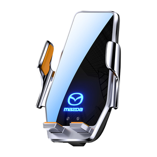 25款马自达EZ60车载手机支架专用logo无线充导航车内内饰支撑架