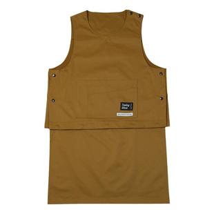 咖啡师围裙新款理发店餐饮专用高级感工装男防泼水工作服定制印字