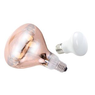 浴霸灯泡275W卫生间老式浴霸红外线取暖照明中间led小灯防水防爆