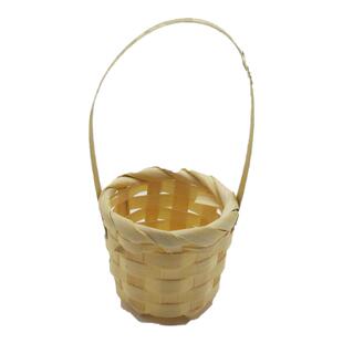 天然小竹篮迷你小花篮家用摆件装饰品藤编篮子零食糖果篮礼物小号