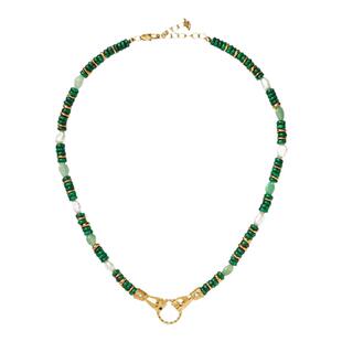 Missoma手拉手复古串珠粗项链时尚新中式轻奢高级感小众设计项链