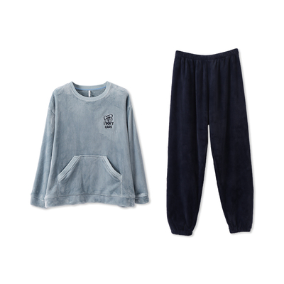 【5折福利】安之伴清仓情侣睡衣女夏季可外穿套装大码家居服春秋