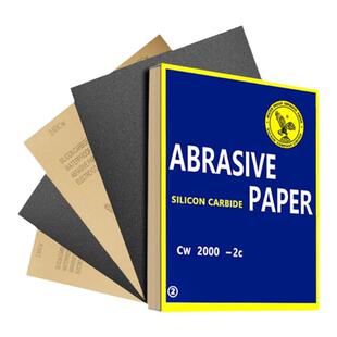砂纸水磨砂纸打磨抛光粗砂细沙2000目400目台球文玩木工干磨汽车