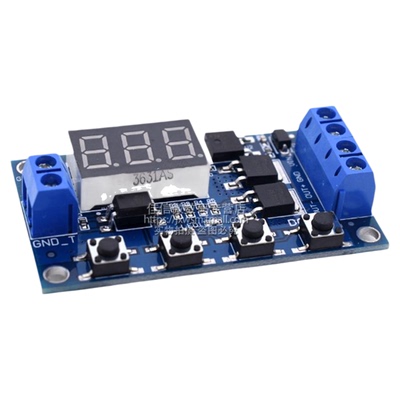 触发循环定时延时开关mos管代替