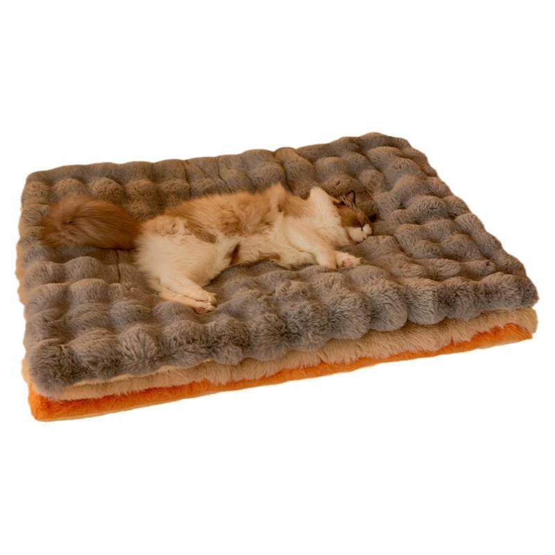 猫狗垫子四季通用猫咪睡觉用睡垫毛毯猫窝垫冬季保暖兔绒宠物地垫