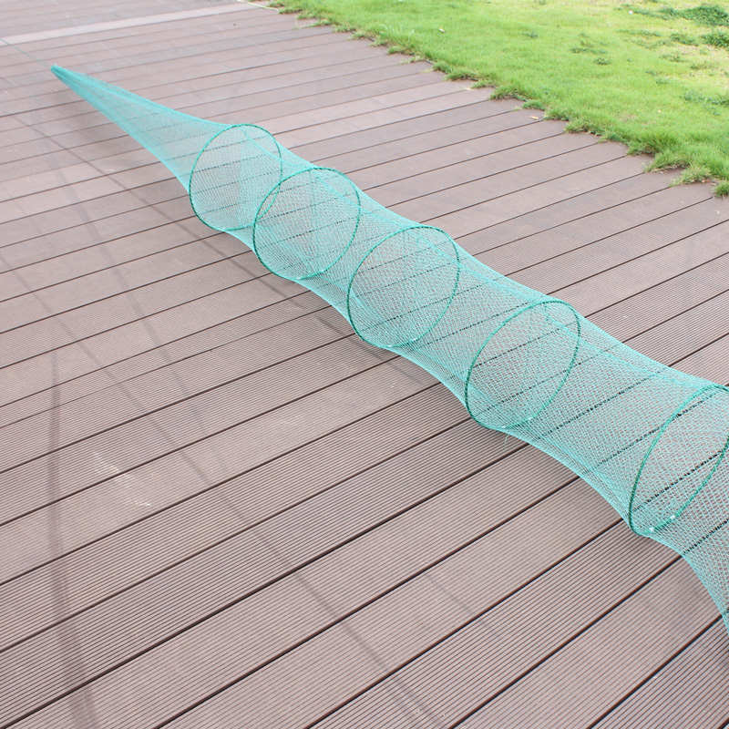 有结网鱼笼尾巴加密鱼笼网兜网头尾梢鱼笼网尾捕鱼笼捕虾笼袖子