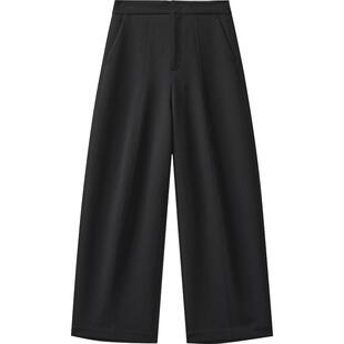 【播奥莱】播商场同款高腰休闲裤女秋新松弛感阔腿裤BDR3KD1865