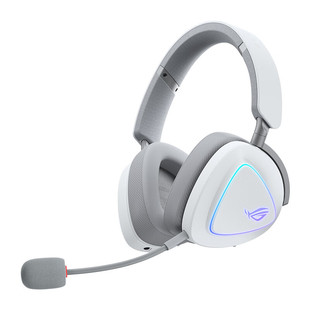 华硕ROG棱镜2白色三模无线蓝牙头戴式电竞游戏虚拟7.1耳机耳麦