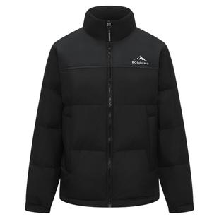 波司登2025新款羽绒服男女同款时尚运动情侣款宽松短款立领面包服